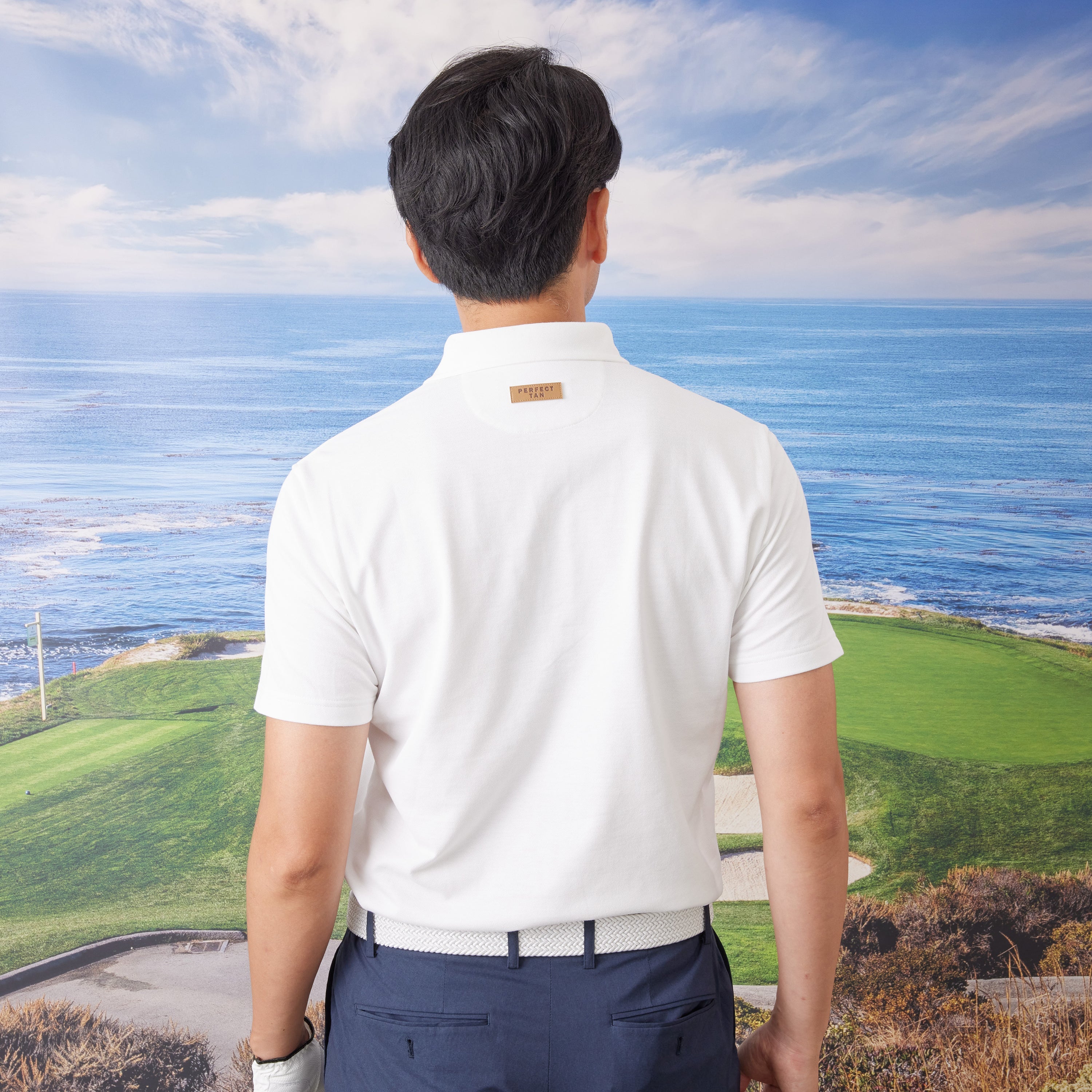 《SALE》シャンブレーポロシャツ 〈MENS〉