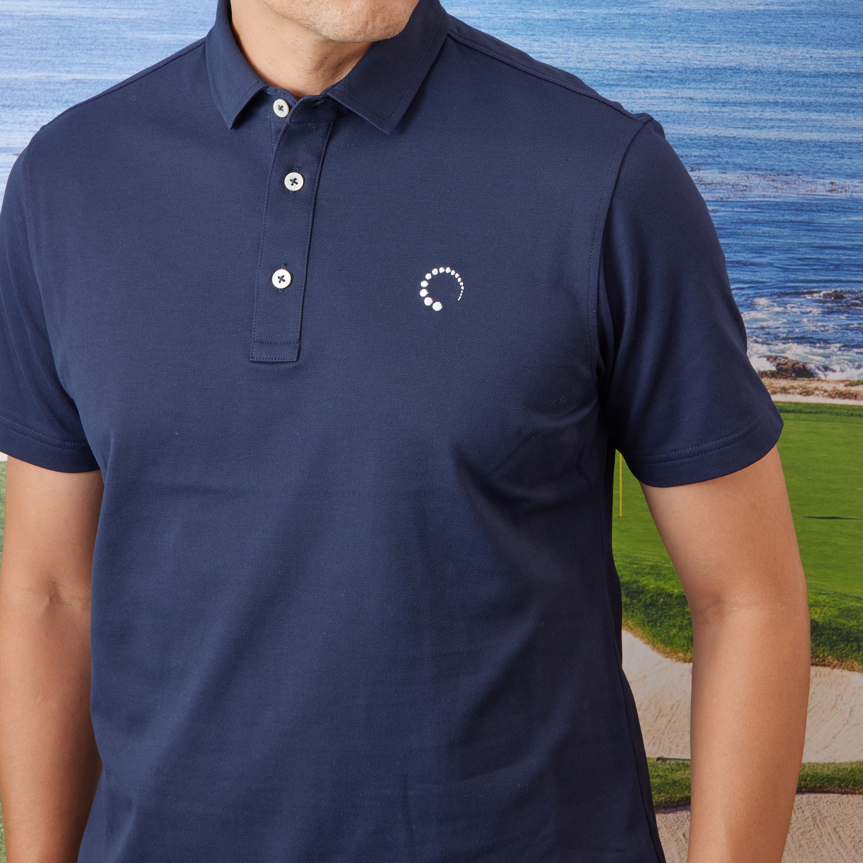 《SALE》シャンブレーポロシャツ 〈MENS〉