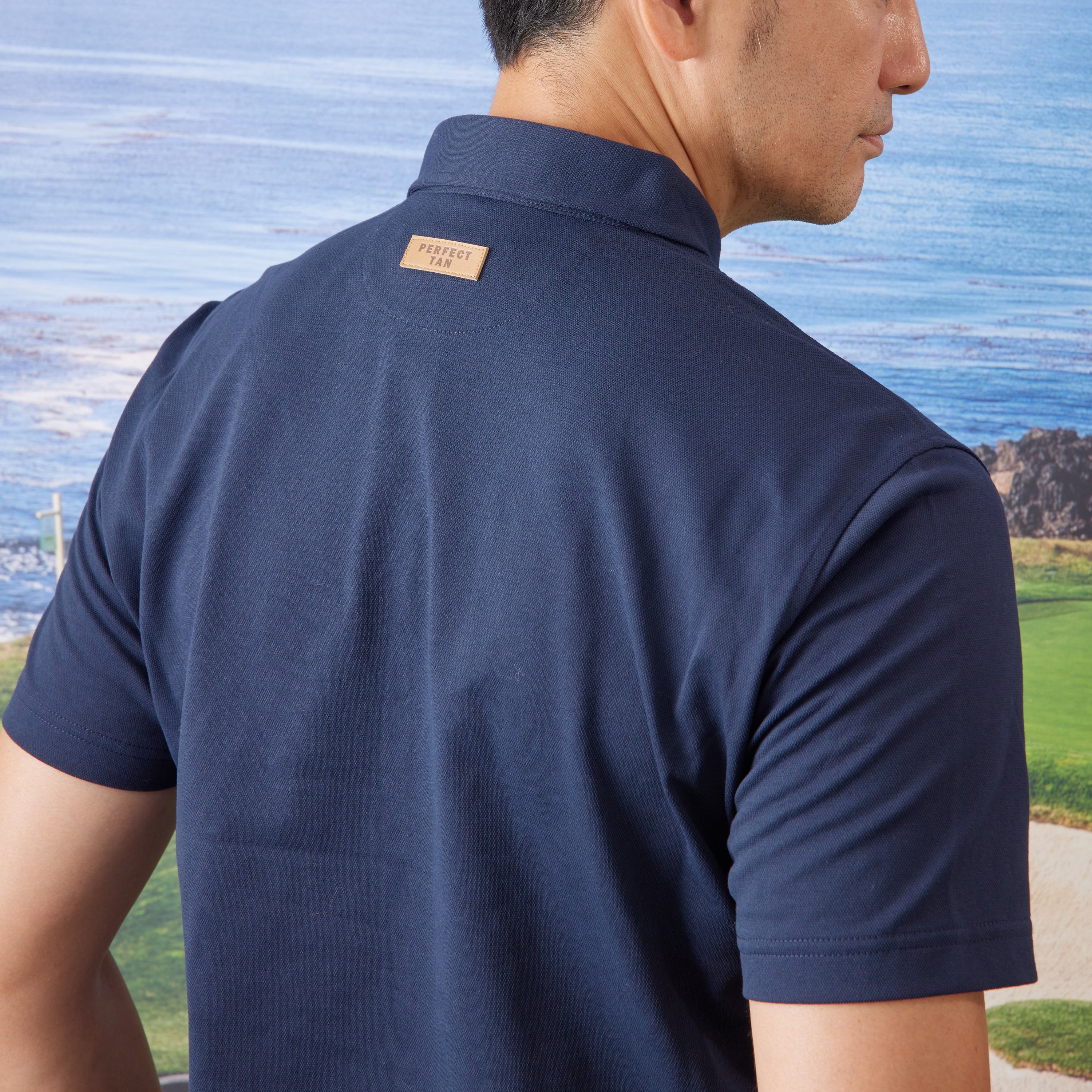 《SALE》シャンブレーポロシャツ 〈MENS〉