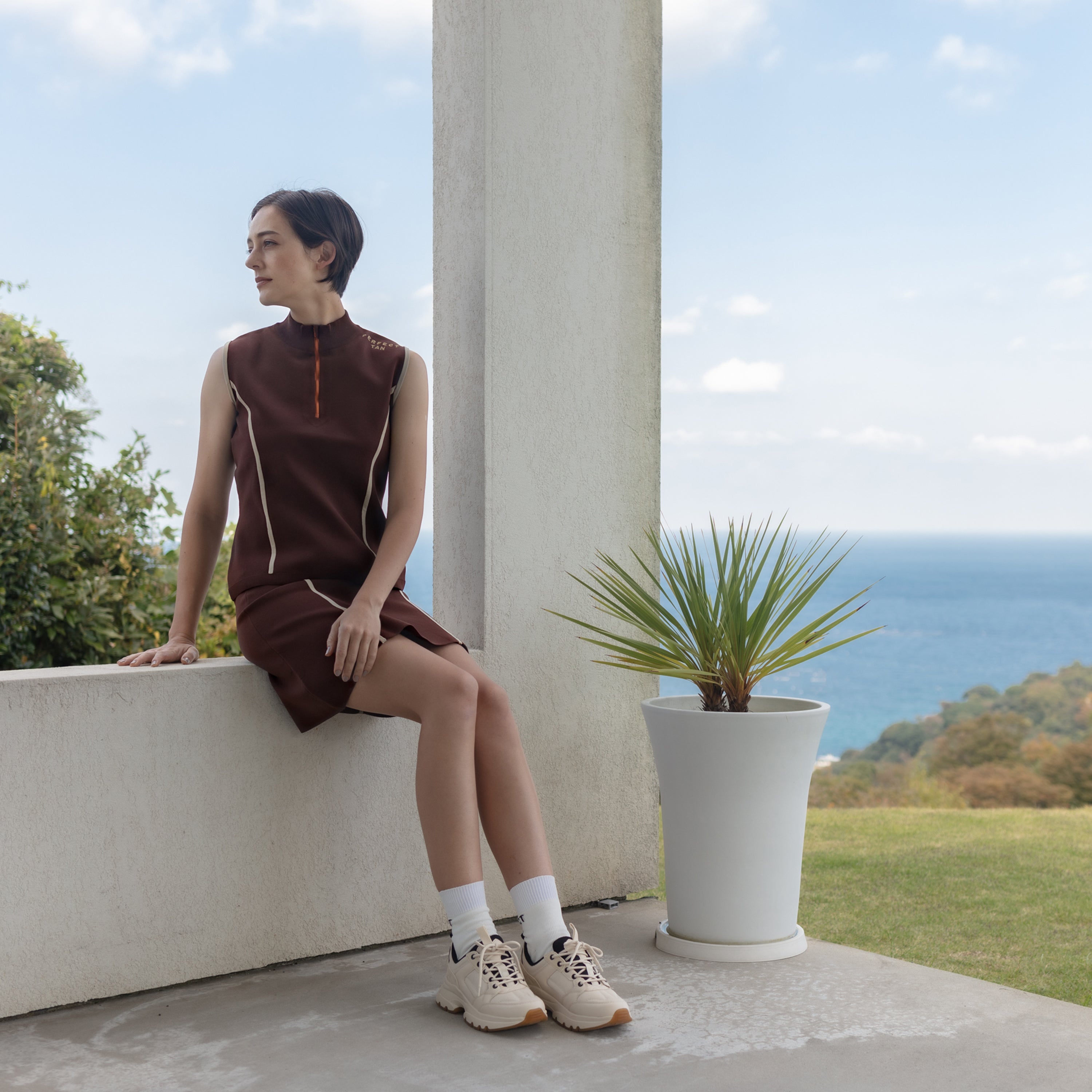 《SALE》イージーニット セットアップ〈WOMENS〉