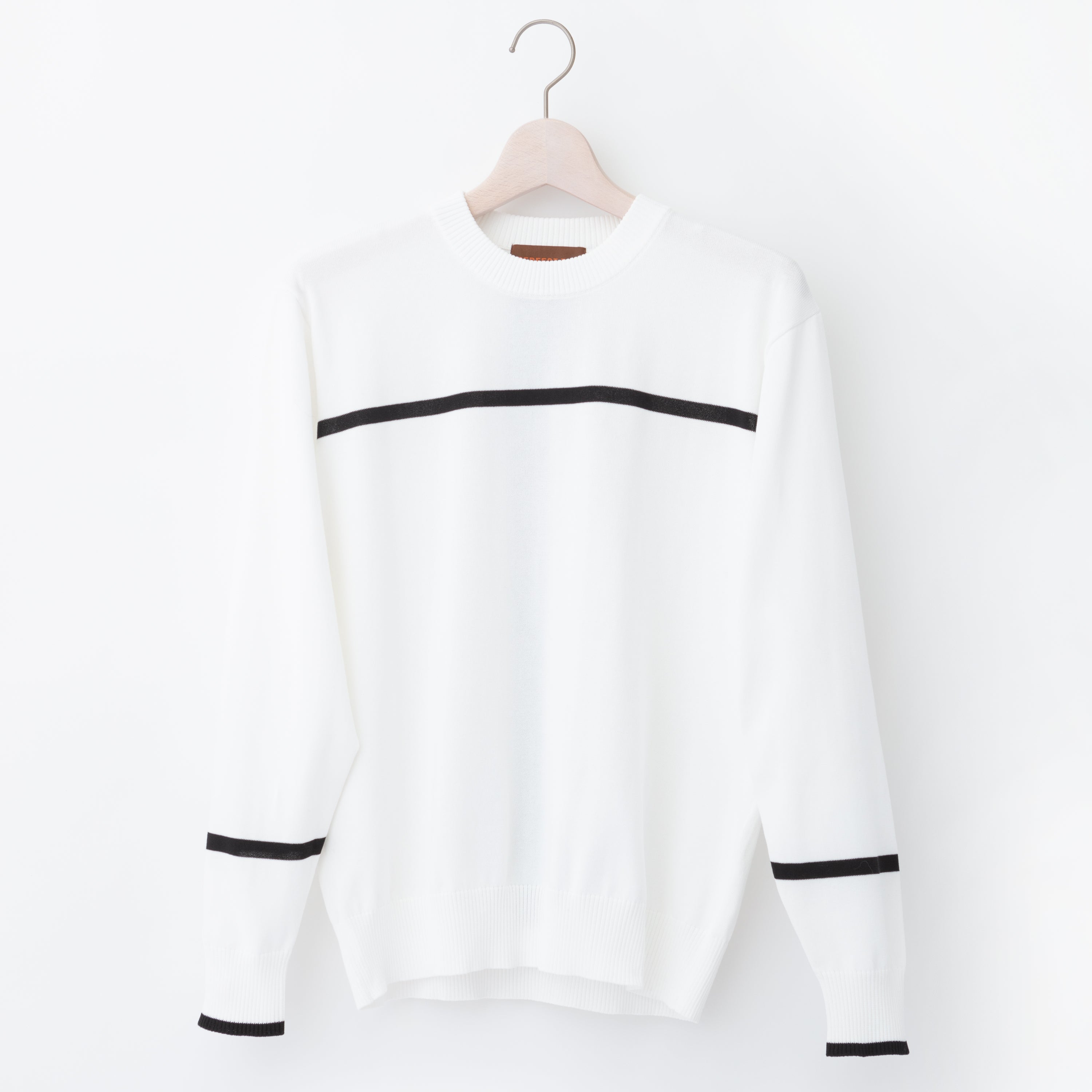 《SALE》ハリーストレッチ 12Gニット ライントップス〈MENS〉