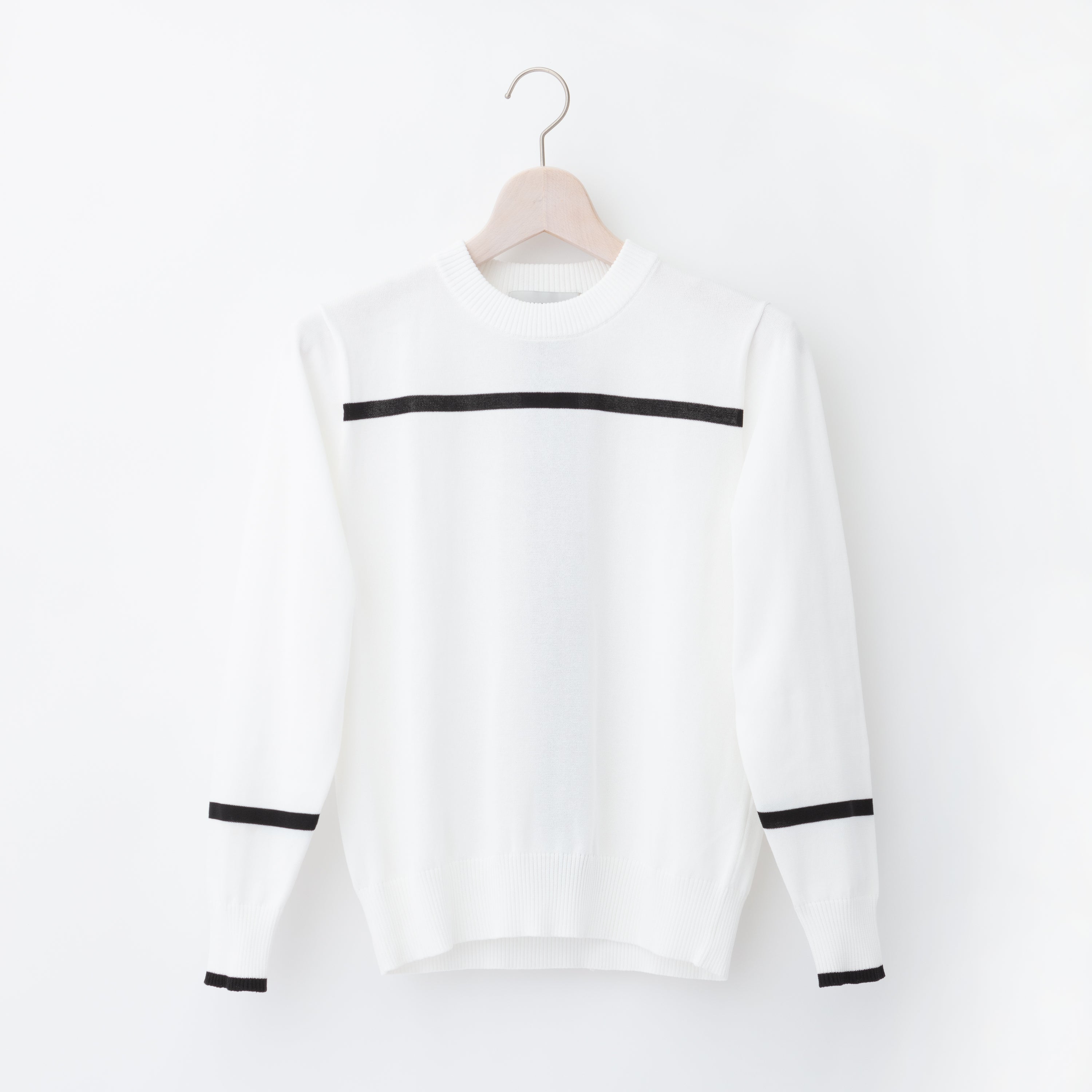 《SALE》ハリーストレッチ 12Gニット ライントップス〈WOMENS〉