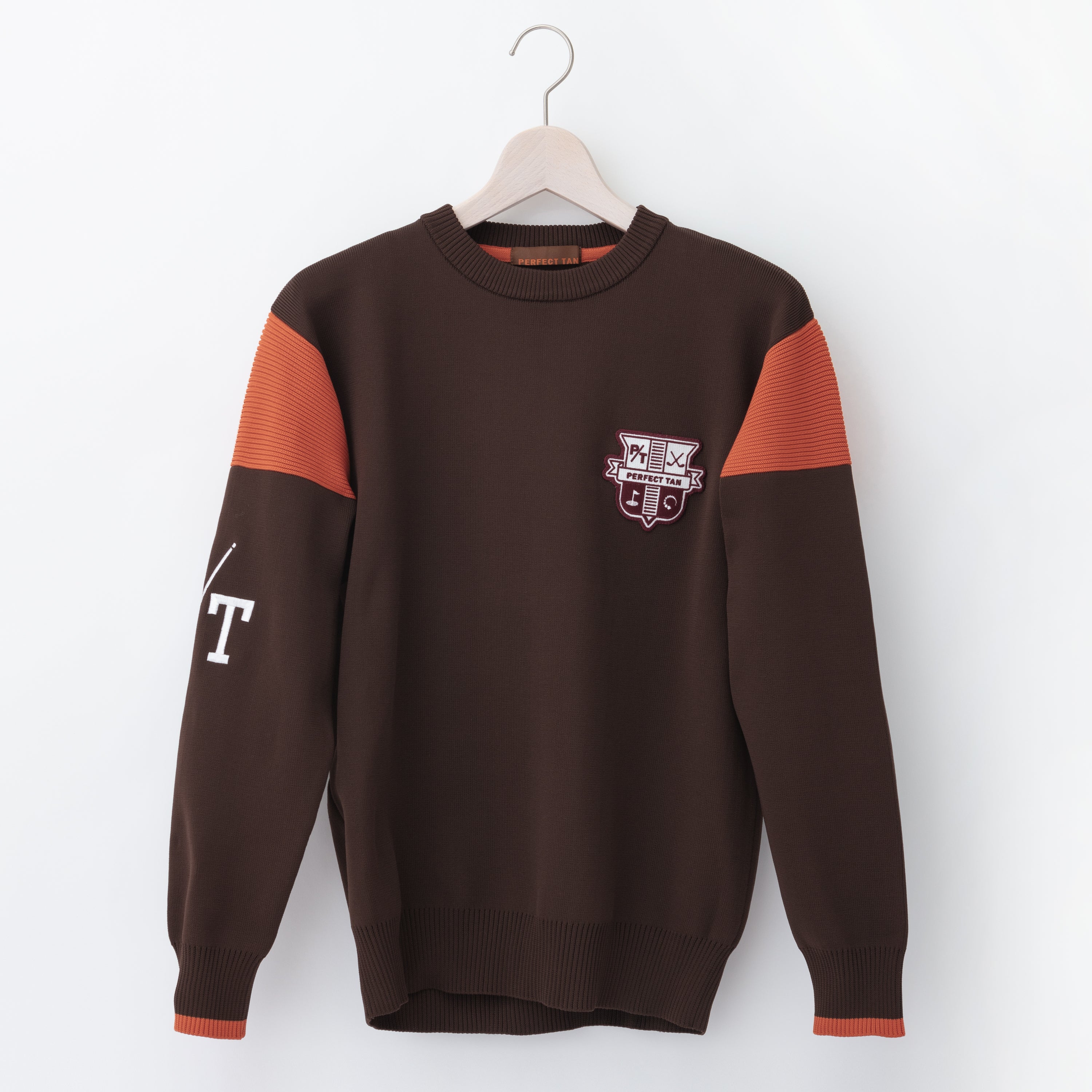 《SALE》FIT TECH 12Gニット 配色トップス〈MENS〉