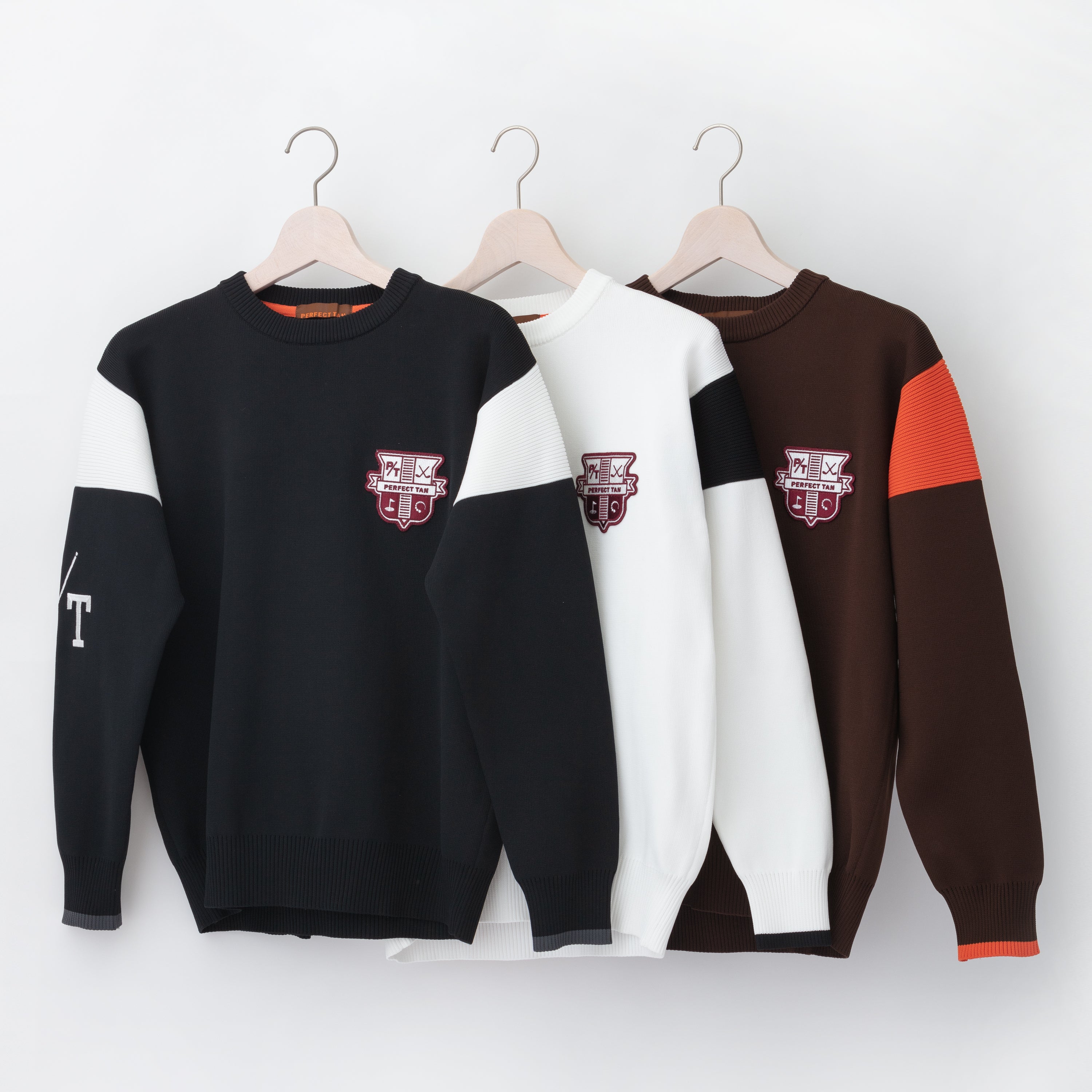 《SALE》FIT TECH 12Gニット 配色トップス〈MENS〉