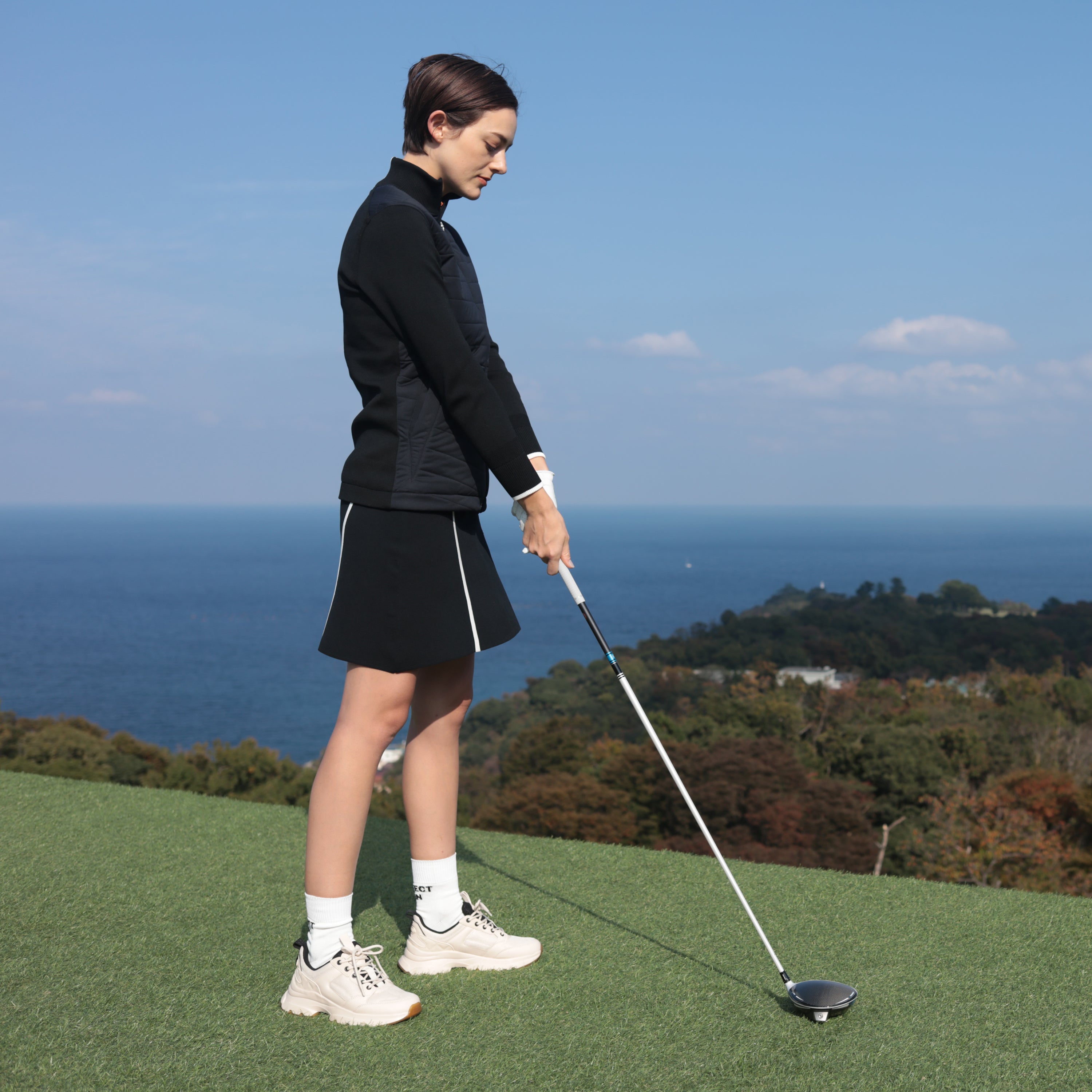 《SALE》ニット×ダウン ジャケット〈WOMENS〉