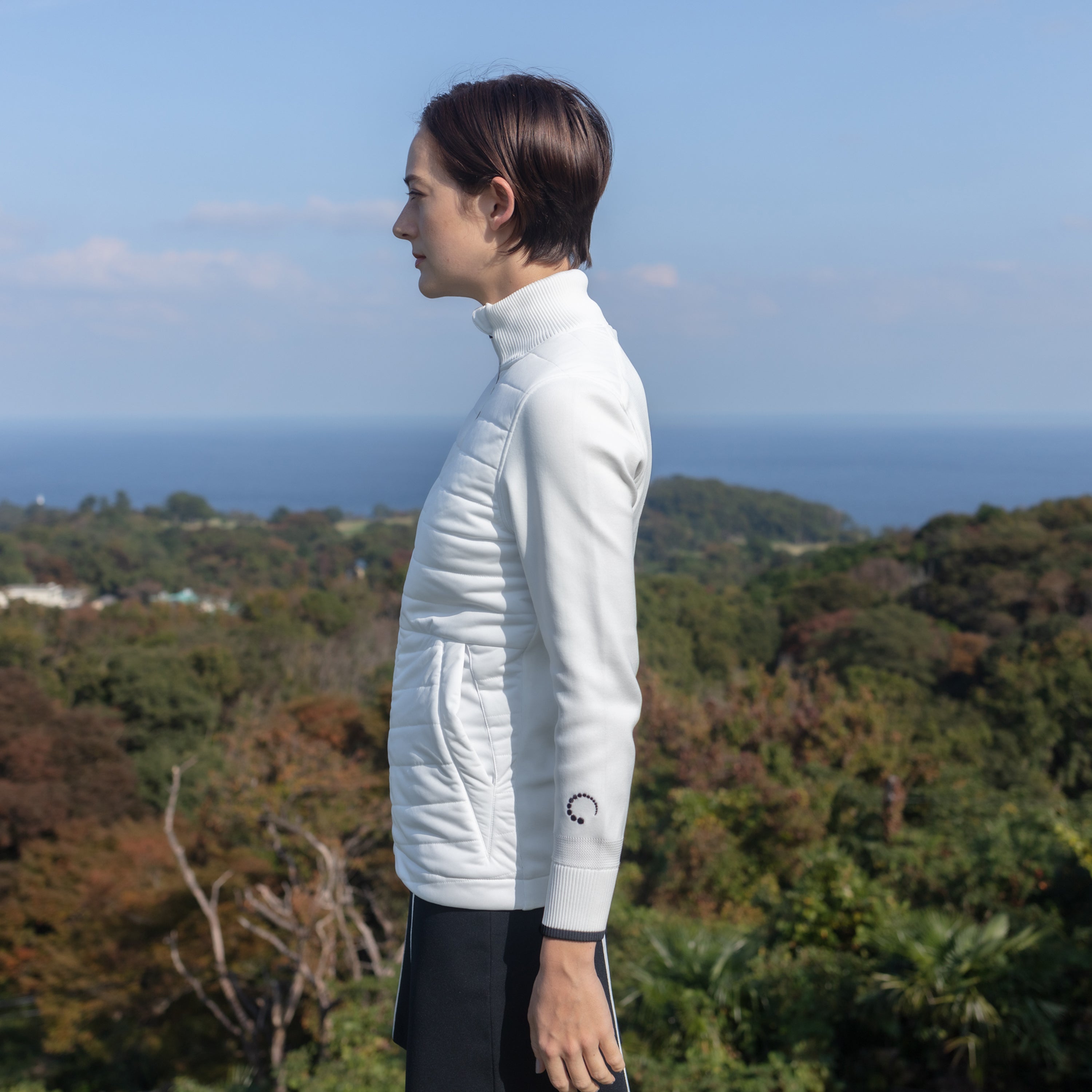 《SALE》ニット×ダウン ジャケット〈WOMENS〉