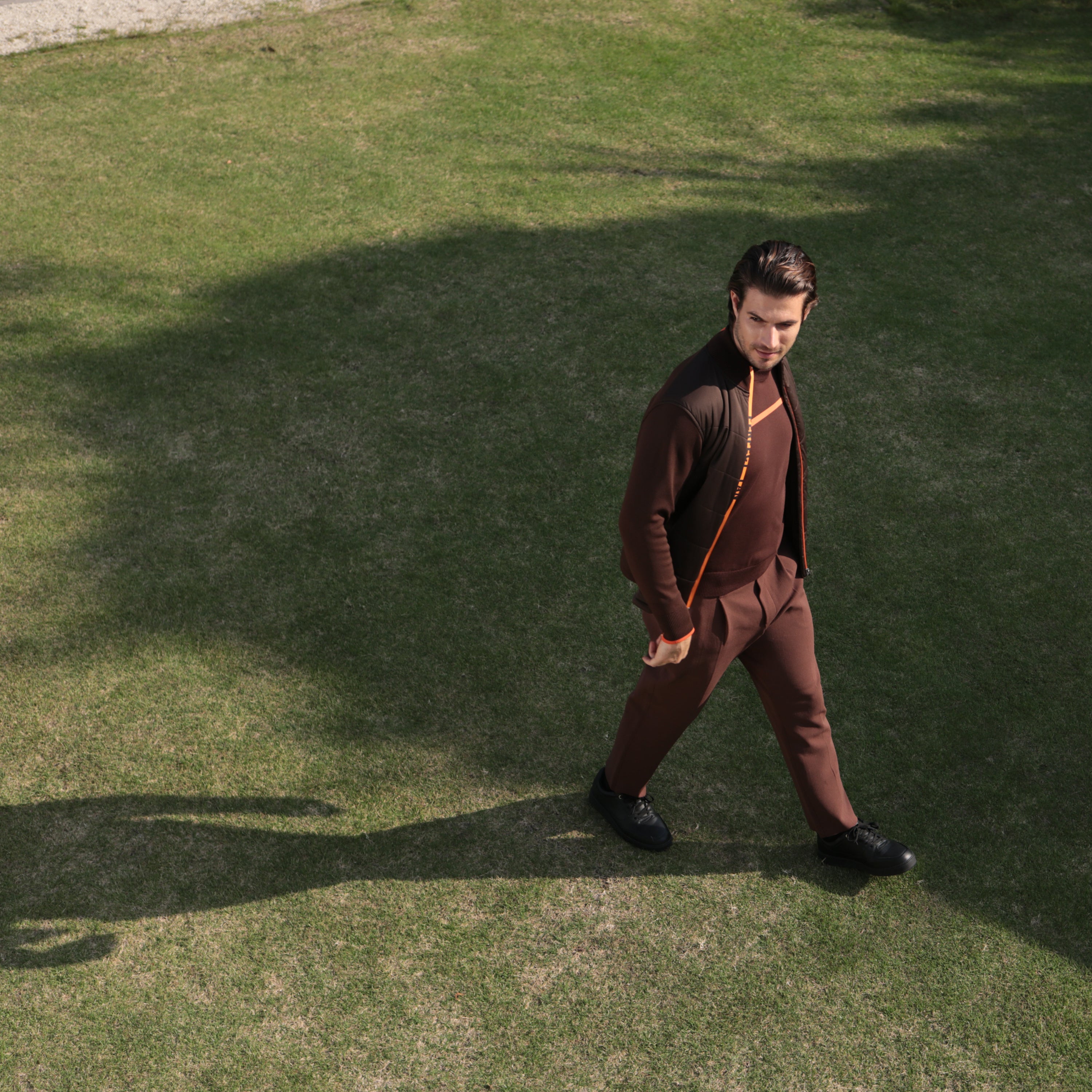 《SALE》ニット×ダウン ジャケット〈MENS〉