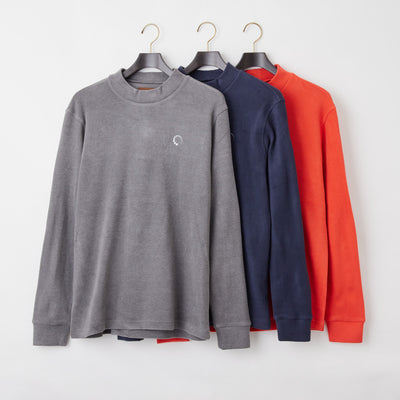 フリースモックネックプルオーバー〈MENS〉