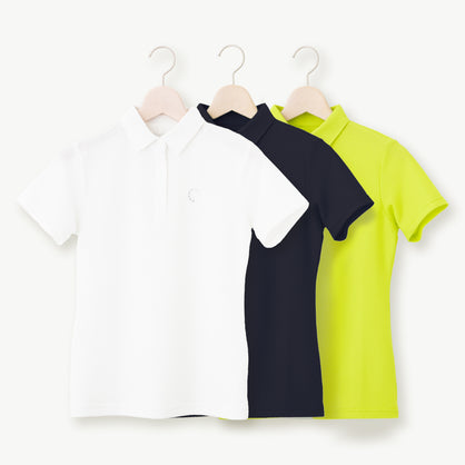 《SALE》半袖メッシュポロシャツ〈WOMENS〉
